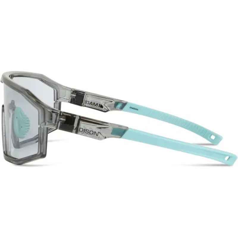 Madison Eyewear Enigma Crystal Photochromic Sunglasses in Gloss Smoke