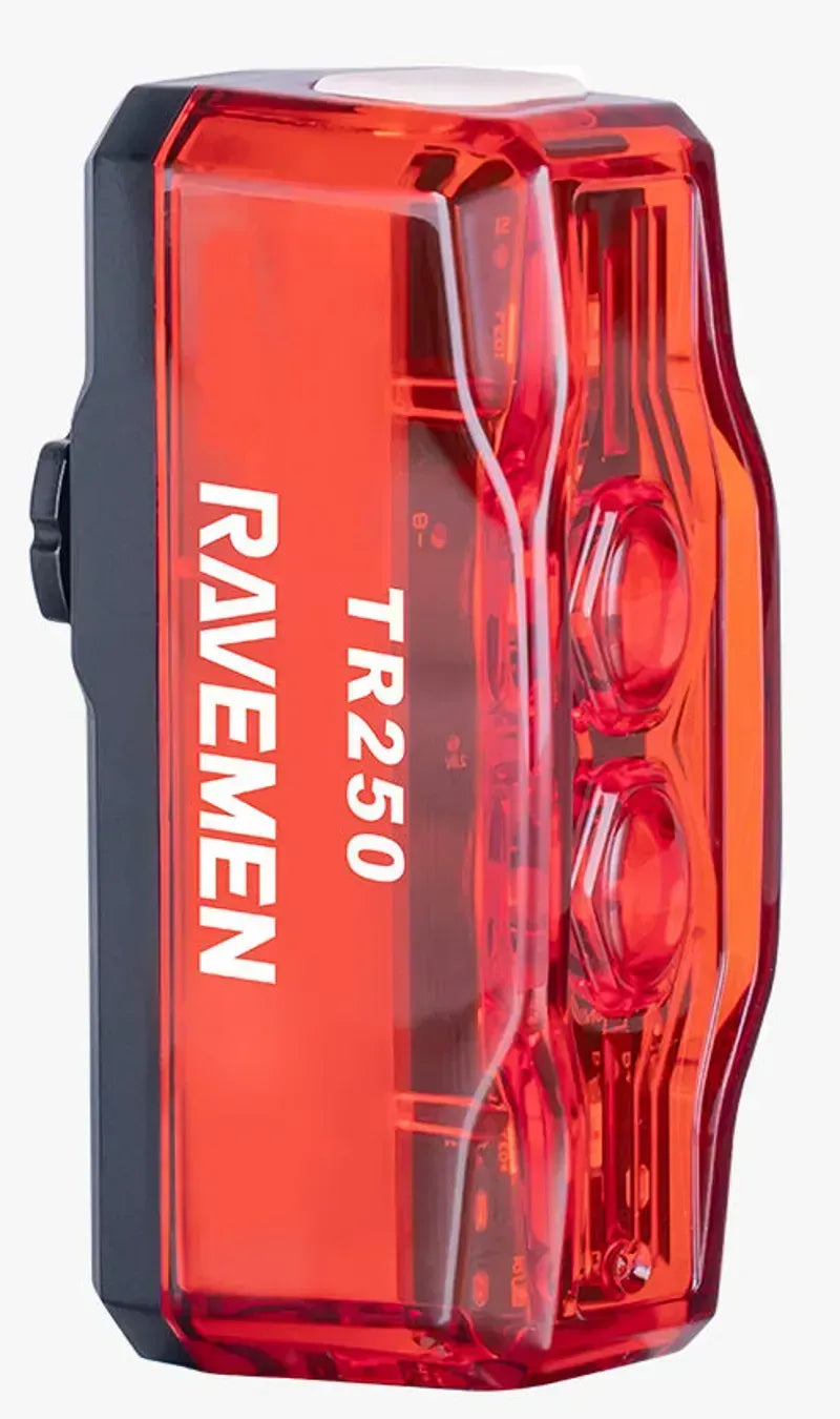 Ravemen TR-250 USB 250 Lumen Recharge LED Taillight in Red